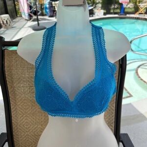 Victoria's Secret Vibrant Blue Lace Bralette